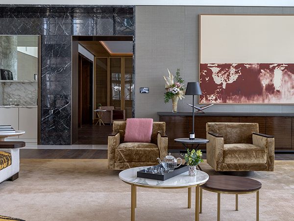 Exquisite Waterfront Apartment with Classical European Architecture