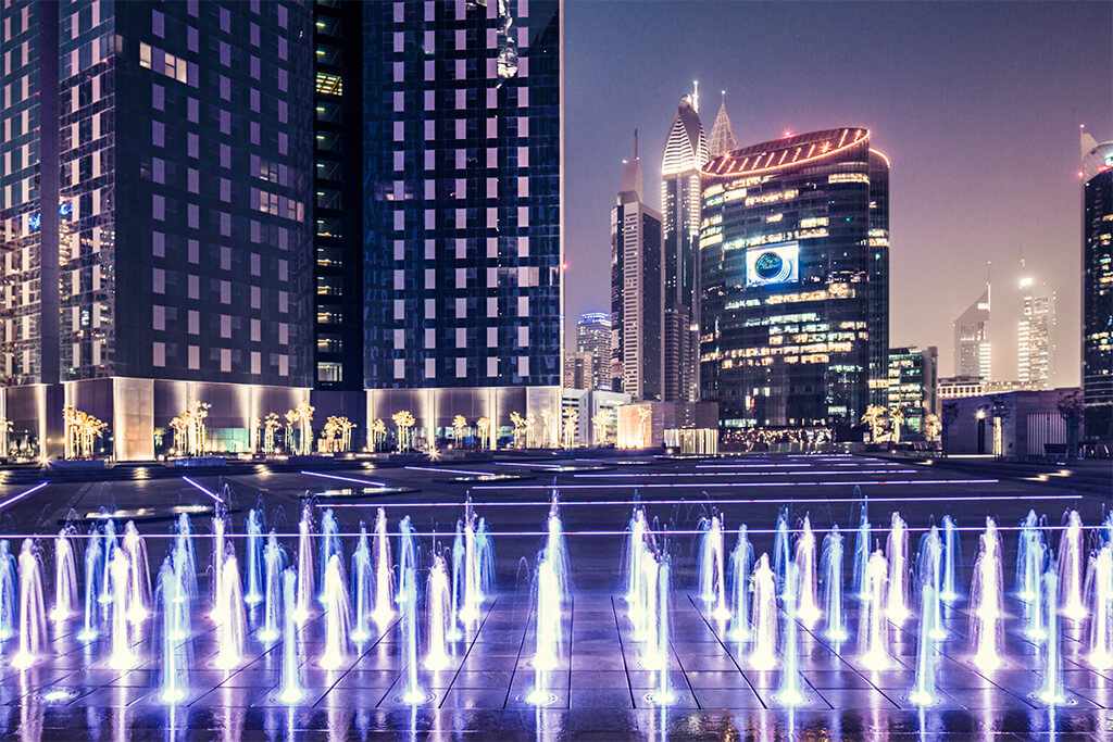 apartment building view in DIFC