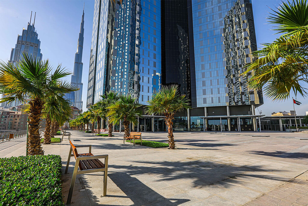 apartment entrance in DIFC