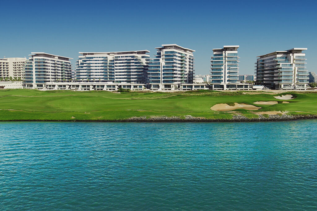 yas island apartment view from the sea
