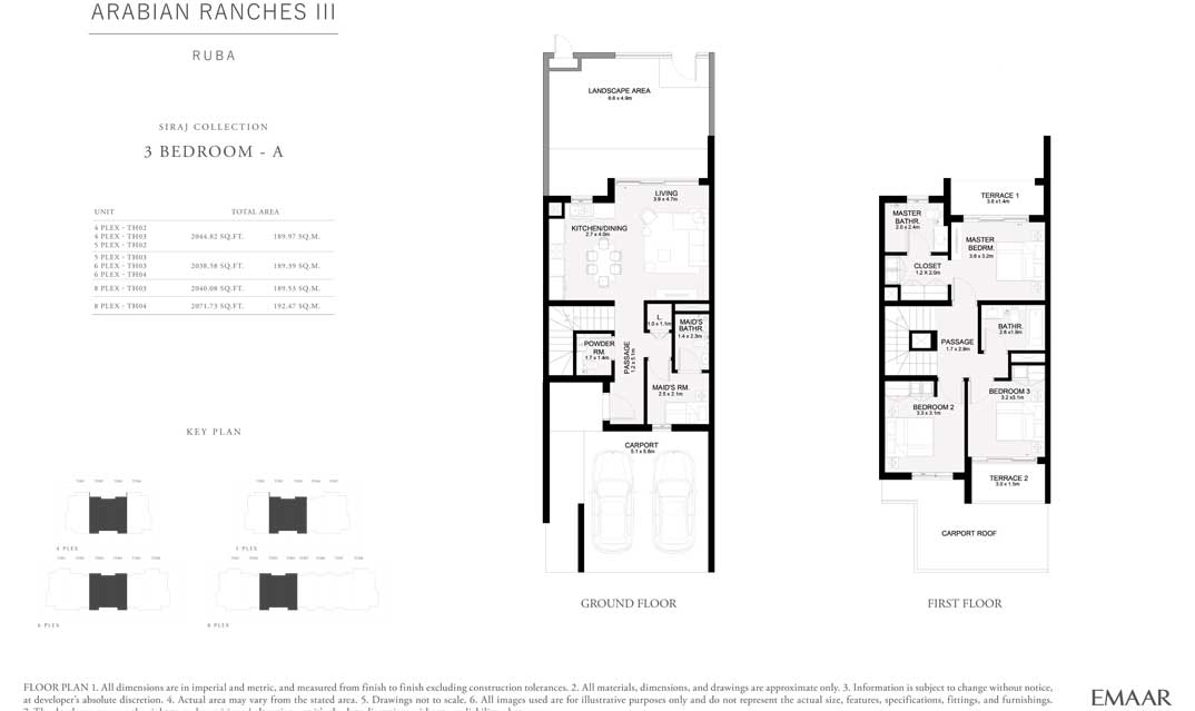 Ruba-3-Bedroom-A-Siraj-Collection-floorplan