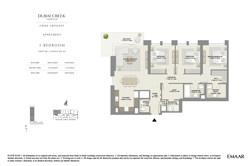 Creek-Crescent-3-Bedroom-Apartment-Floor-Plan-2