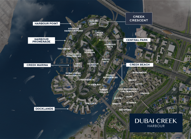 Creek-Crescent-at-Dubai-Creek-Harbour-Map