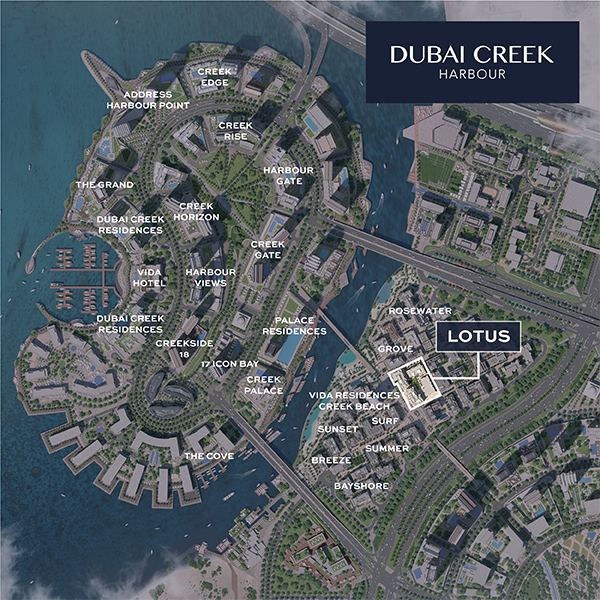 Lotus-Dubai-Creek-Harbour-Master-Plan